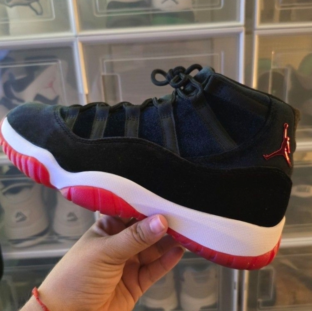 Kids Black and Red Basketball Shoes